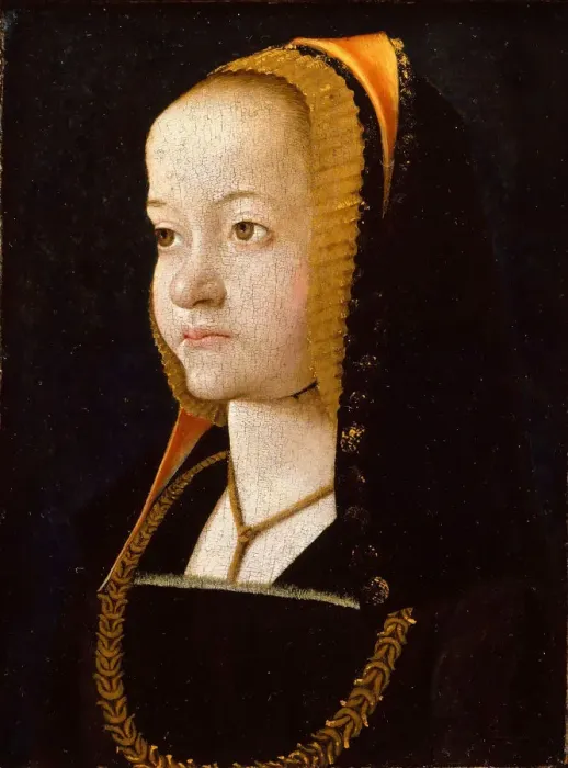 Framed Print : Portrait of a woman (Jeanne Besse ?), c. 1500 Framed Print : Portrait of a woman (Jeanne Besse ?), c. 1500