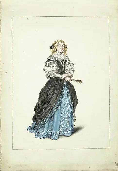 Framed Print : Portrait of a woman (Jenneken?), c.1670-c.1687. Creator: Gesina ter Borch Framed Print : Portrait of a woman (Jenneken?), c.1670-c.1687. Creator: Gesina ter Borch