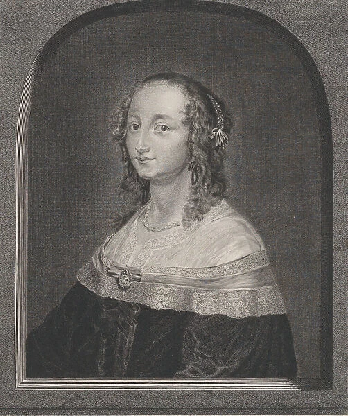 Portrait of a woman with a lace collar and a necklace, possibly Rubens wife, ca. 1