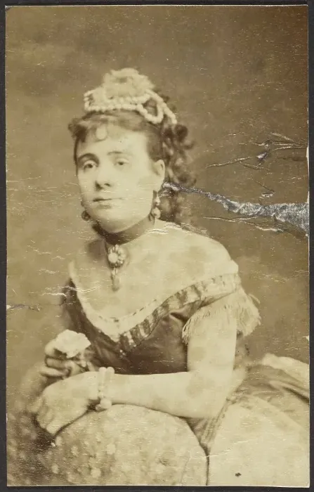 Framed Print : Portrait of a Woman, late 19th century. Creator: Unknown Framed Print : Portrait of a Woman, late 19th century. Creator: Unknown