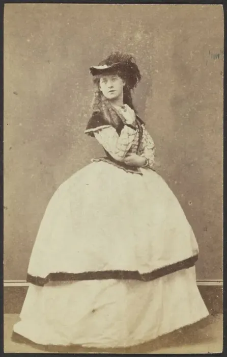 Framed Print : Portrait of a Woman, late 19th century. Creator: Unknown Framed Print : Portrait of a Woman, late 19th century. Creator: Unknown