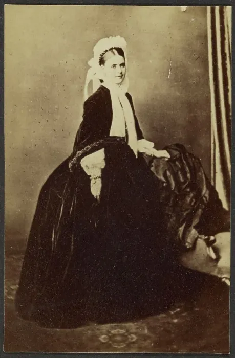 Framed Print : Portrait of a Woman, late 19th century. Creator: Unknown Framed Print : Portrait of a Woman, late 19th century. Creator: Unknown