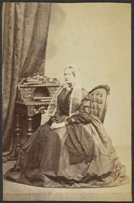 Framed Print : Portrait of a Woman, late 19th century. Creator: Unknown Framed Print : Portrait of a Woman, late 19th century. Creator: Unknown