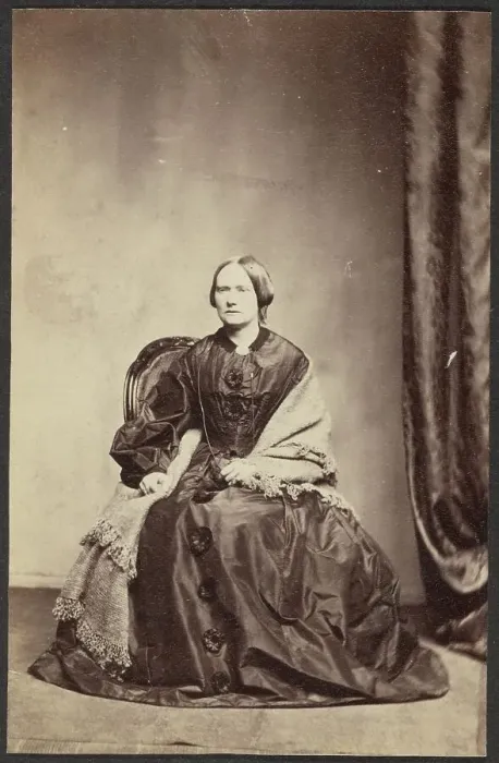 Framed Print : Portrait of a Woman, late 19th century. Creator: Unknown Framed Print : Portrait of a Woman, late 19th century. Creator: Unknown