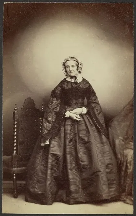 Framed Print : Portrait of a Woman, late 19th century. Creator: Unknown Framed Print : Portrait of a Woman, late 19th century. Creator: Unknown