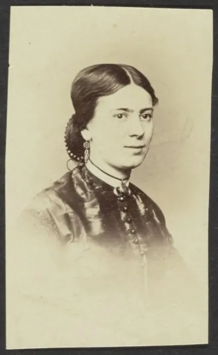 Framed Print : Portrait of a Woman, late 19th century. Creator: Unknown Framed Print : Portrait of a Woman, late 19th century. Creator: Unknown