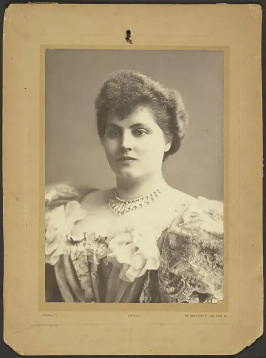 Framed Print : Portrait of a Woman, late 19th-early 20th century. Creator: Alexander Bassano Framed Print : Portrait of a Woman, late 19th-early 20th century. Creator: Alexander Bassano