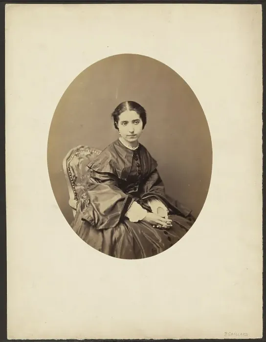 Framed Print : Portrait of a Woman, mid-19th century. Creator: Paul De Gaillard Framed Print : Portrait of a Woman, mid-19th century. Creator: Paul De Gaillard