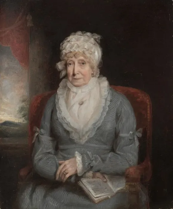 Framed Print : Portrait of a Woman (Mrs. Ann Hivlyn), early 1800s. Creator: Unknown Framed Print : Portrait of a Woman (Mrs. Ann Hivlyn), early 1800s. Creator: Unknown