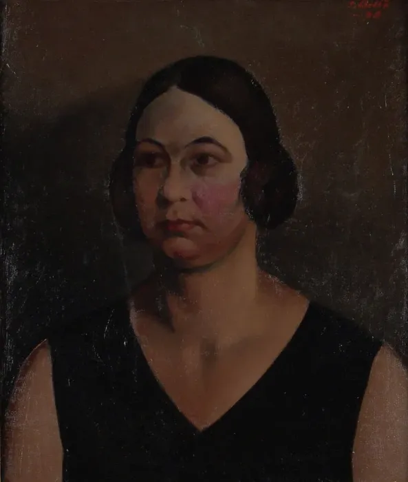 Framed Print : Portrait of a Woman (Mrs. Lönngren), 1930. Creator: Ilmari Aalto Framed Print : Portrait of a Woman (Mrs. Lönngren), 1930. Creator: Ilmari Aalto