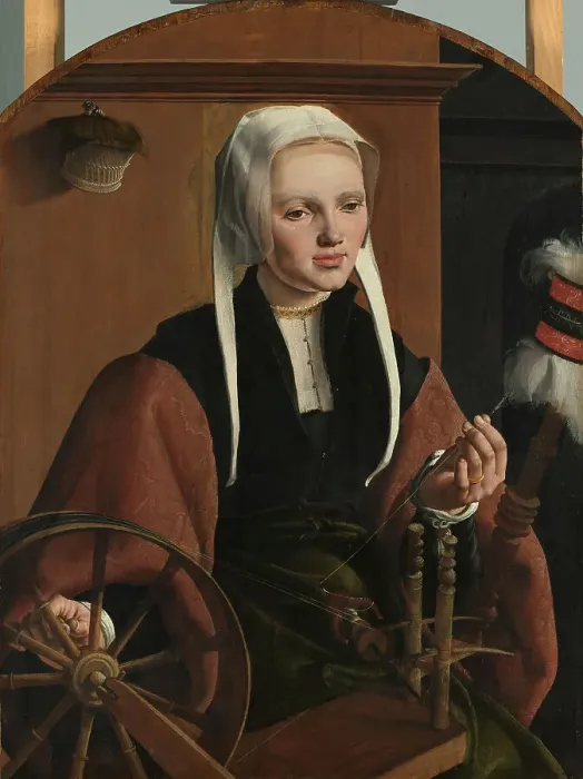 Framed Print : Portrait of a Woman, possibly Anne Codde, 1529. Creator: Maerten van Heemskerck Framed Print : Portrait of a Woman, possibly Anne Codde, 1529. Creator: Maerten van Heemskerck