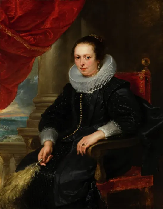 Framed Print : Portrait of a Woman, possibly Clara Fourment (1593-1643). Creator: Peter Paul Rubens Framed Print : Portrait of a Woman, possibly Clara Fourment (1593-1643). Creator: Peter Paul Rubens