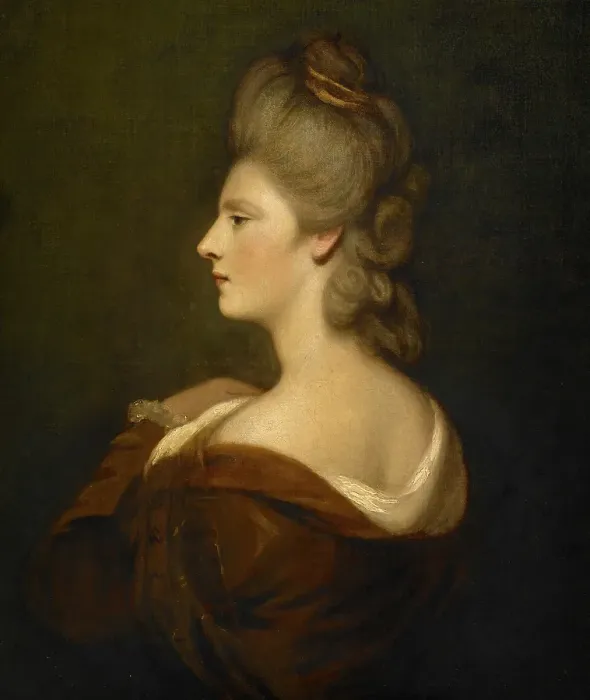 Framed Print : Portrait of a Woman presumed to be Mrs. James Fox, about 1775-1780. Creator: Sir Joshua Reynolds Framed Print : Portrait of a Woman presumed to be Mrs. James Fox, about 1775-1780. Creator: Sir Joshua Reynolds