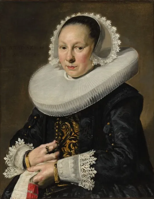 Framed Print : Portrait of a Woman, probably Aeltje Dircksdr. Pater, 1638. Creator: Frans Hals (Dutch, c Framed Print : Portrait of a Woman, probably Aeltje Dircksdr. Pater, 1638. Creator: Frans Hals (Dutch, c