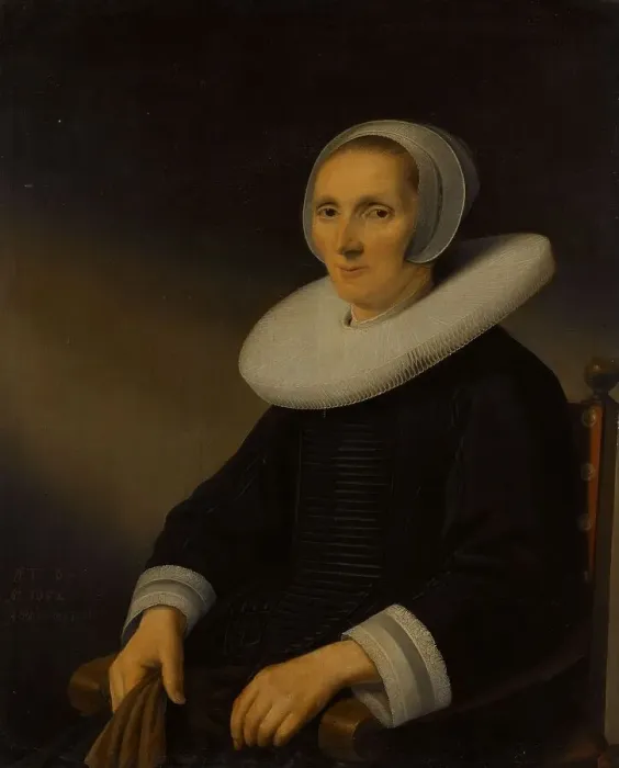 Framed Print : Portrait of a Woman, probably Jacobmina de Grebber (?-1666), 1652. Creator: Anthonie Palamedesz Framed Print : Portrait of a Woman, probably Jacobmina de Grebber (?-1666), 1652. Creator: Anthonie Palamedesz