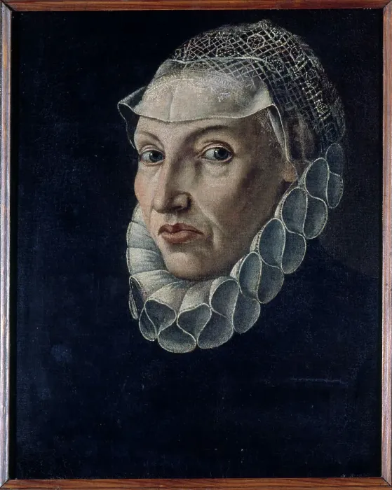 Framed Print : Portrait of a woman, said to be Marie Miraille, c1574. Creator: Unknown Framed Print : Portrait of a woman, said to be Marie Miraille, c1574. Creator: Unknown