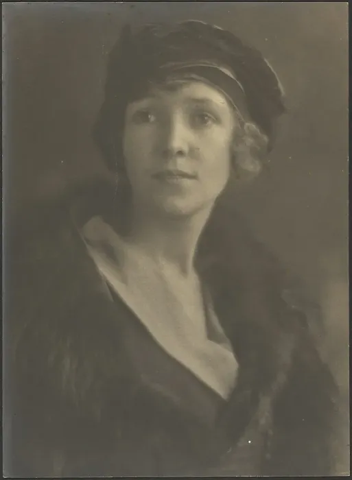 Framed Print : Portrait of a Woman with Velvet Hat, 1907-1943. Creator: Louis Fleckenstein Framed Print : Portrait of a Woman with Velvet Hat, 1907-1943. Creator: Louis Fleckenstein