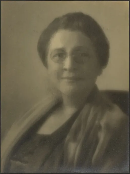 Framed Print : Portrait of a Woman Wearing Spectacles, 1907-1943. Creator: Louis Fleckenstein Framed Print : Portrait of a Woman Wearing Spectacles, 1907-1943. Creator: Louis Fleckenstein