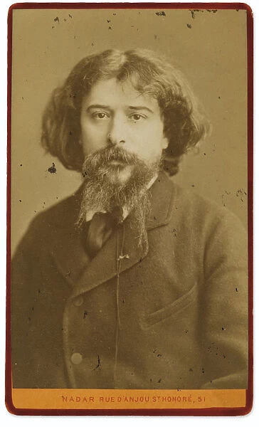 Portrait of the writer Alphonse Daudet (1840-1897)