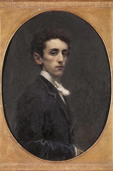 Portrait of the writer Carlo Alberto Pisani Dossi (1849-1910), 1867