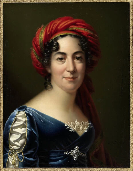 Portrait of the writer Caroline Pichler (1769-1843), 1818. Creator: Sales, Carl von (c