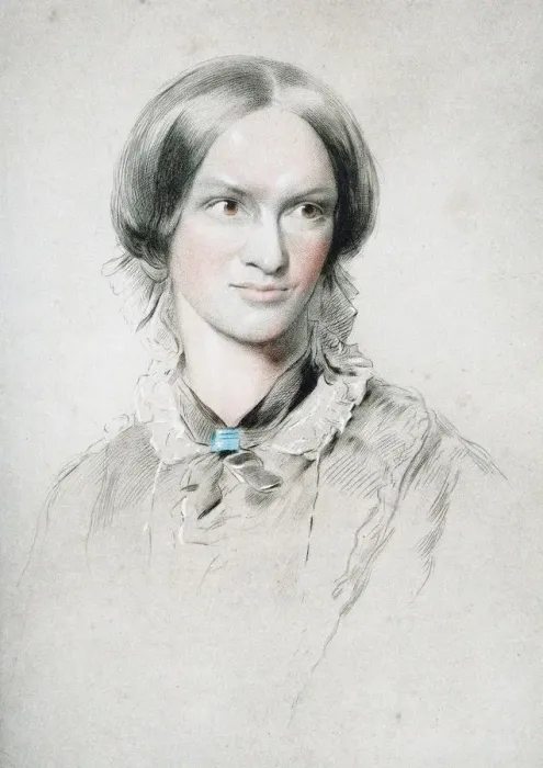 Framed Print : Portrait of the writer Charlotte Bronte (1816-1855), c. 1850. Creator: Richmond Framed Print : Portrait of the writer Charlotte Bronte (1816-1855), c. 1850. Creator: Richmond