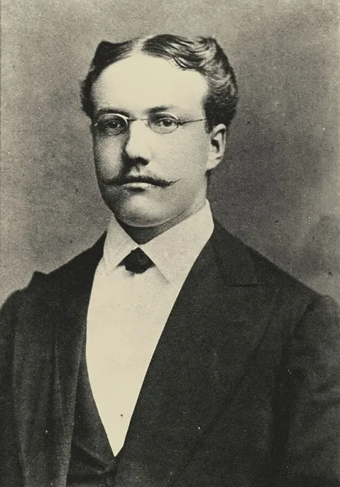Framed Print : Portrait of the writer and composer Karl August Hermann (1851-1909). Creator: Anonymous Framed Print : Portrait of the writer and composer Karl August Hermann (1851-1909). Creator: Anonymous