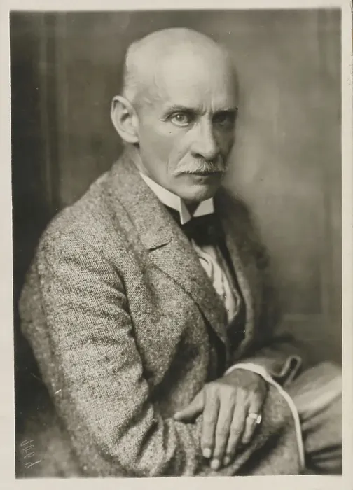 Framed Print : Portrait of the writer Gustav Meyrink (1868-1932), 1928. Creator: Anonymous Framed Print : Portrait of the writer Gustav Meyrink (1868-1932), 1928. Creator: Anonymous