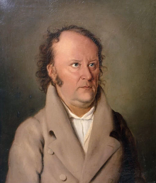 Portrait of the writer Jean Paul (1763-1825), 1810. Creator: Meier, Friedrich (1785-1815)