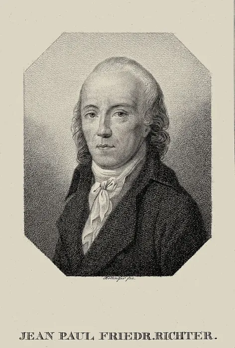 Framed Print : Portrait of the writer Jean Paul (1763-1825). Creator: Bollinger, Friedrich Wilhelm (1777-1825) Framed Print : Portrait of the writer Jean Paul (1763-1825). Creator: Bollinger, Friedrich Wilhelm (1777-1825)