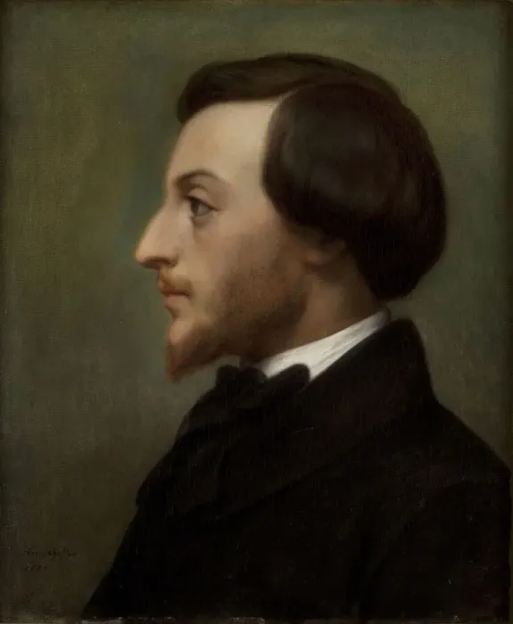 Framed Print : Portrait of the writer Louis Ratisbonne (1827-1900), 1852 Framed Print : Portrait of the writer Louis Ratisbonne (1827-1900), 1852