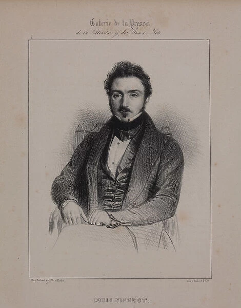 Portrait of the writer Louis Viardot (1800-1883), 1839-1840