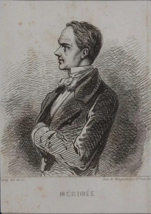 Framed Print : Portrait of the writer Prosper Merimee (1803-1870), 1857 Framed Print : Portrait of the writer Prosper Merimee (1803-1870), 1857