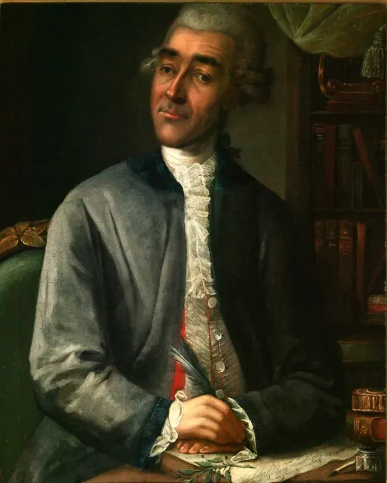 Framed Print : Portrait of the writer Vasily Grigorievich Ruban (1742-1795), 1786. Artist: Klipekov (Klepikov), Alexei Fyodorovich (1761-?) Framed Print : Portrait of the writer Vasily Grigorievich Ruban (1742-1795), 1786. Artist: Klipekov (Klepikov), Alexei Fyodorovich (1761-?)