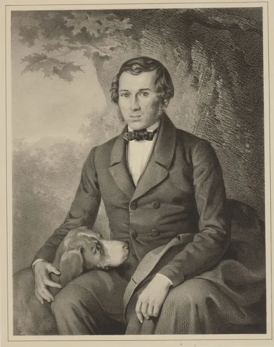 Framed Print : Portrait of the writer Yevhen Pavlovych Hrebinka (1812-1848), 1859 Framed Print : Portrait of the writer Yevhen Pavlovych Hrebinka (1812-1848), 1859
