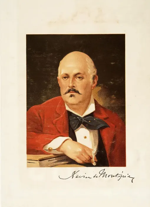 Framed Print : Portrait of Xavier de Montépin (1823-1902), c.1890. Creator: Anonymous Framed Print : Portrait of Xavier de Montépin (1823-1902), c.1890. Creator: Anonymous