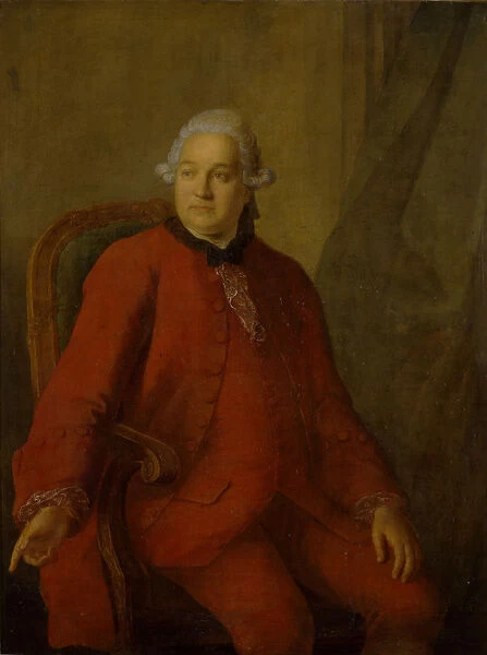 Portrait of Yakov Alexeyevich Shubsky, 1765. Artist: Barisien, Friedrich Hartmann (1724-1796)