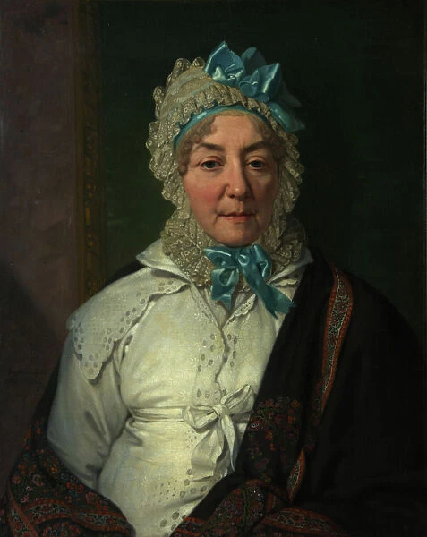 Portrait of Yekaterina Alexandrovna Arkharova, 1820. Artist: Borovikovsky, Vladimir Lukich (1757-1825)