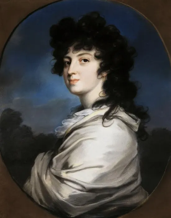 Framed Print : Portrait of Yekaterina Bakunina (1777-1846), c. 1810. Artist: Anonymous Framed Print : Portrait of Yekaterina Bakunina (1777-1846), c. 1810. Artist: Anonymous