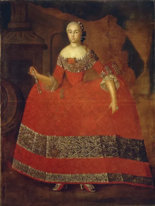 Framed Print : Portrait of Yekaterina Nikolayevna Tishinina, 1759. Artist: Berezin, Ivan Kozmich (1721-1784) Framed Print : Portrait of Yekaterina Nikolayevna Tishinina, 1759. Artist: Berezin, Ivan Kozmich (1721-1784)