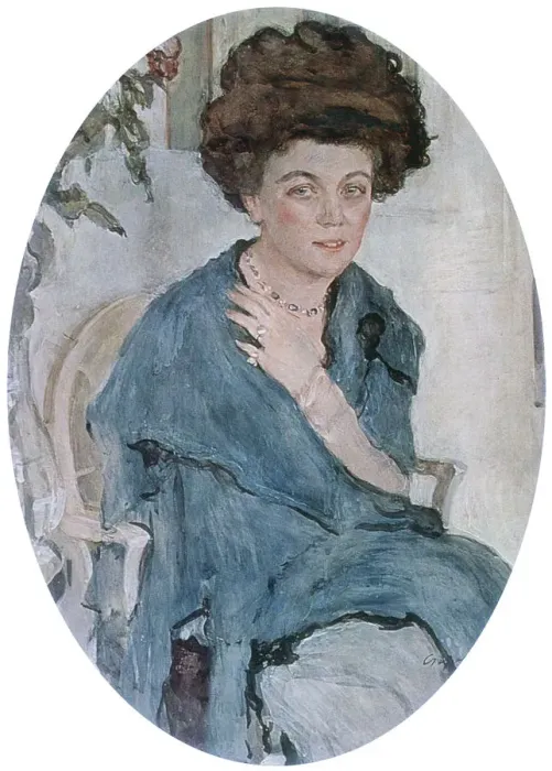 Framed Print : Portrait of Yelena Oliv, 1909. Artist: Valentin Serov Framed Print : Portrait of Yelena Oliv, 1909. Artist: Valentin Serov