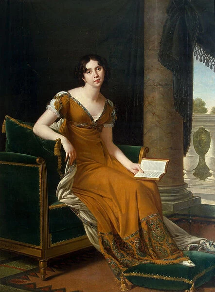 Portrait of Yelizaveta Demidova, Between 1800 and 1805. Artist: Lefevre, Robert (1756-1830)