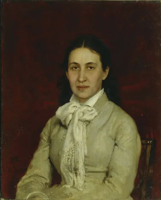 Framed Print : Portrait of Yelizaveta Grigoryevna Mamontova (1847-1908), 1878. Artist: Repin, Ilya Yefimovich (1844-1930) Framed Print : Portrait of Yelizaveta Grigoryevna Mamontova (1847-1908), 1878. Artist: Repin, Ilya Yefimovich (1844-1930)