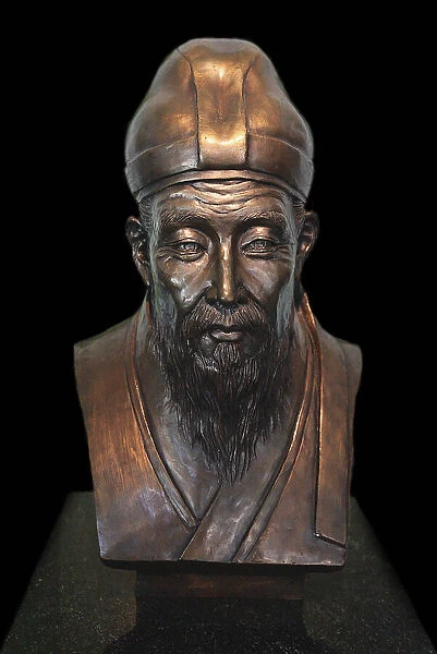 Portrait of Yi Hwang (1501-1570), 20th century. Creator: Anonymous