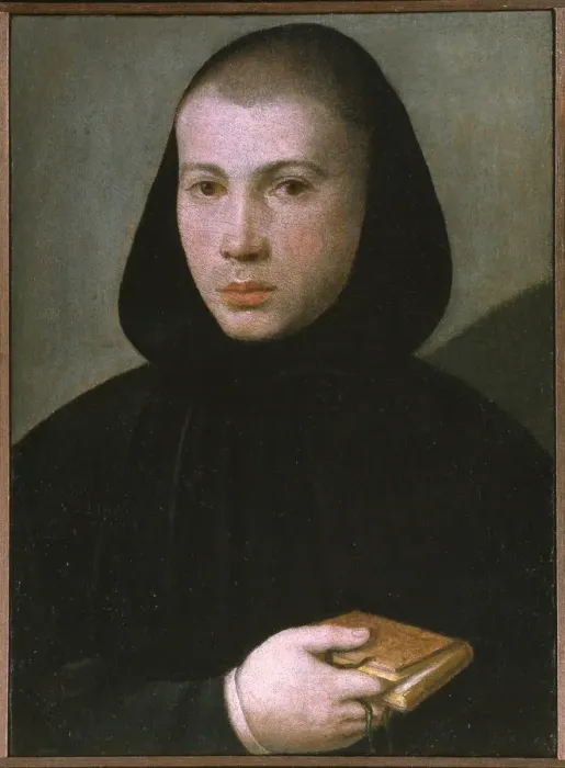 Framed Print : Portrait of a young Benedictine monk, First Half of 16th cen Creator: Caroto, Giovan Francesco (c Framed Print : Portrait of a young Benedictine monk, First Half of 16th cen Creator: Caroto, Giovan Francesco (c