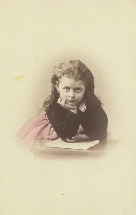 Framed Print : Portrait of young girl, about 1875-1890. Creator: Unknown Framed Print : Portrait of young girl, about 1875-1890. Creator: Unknown