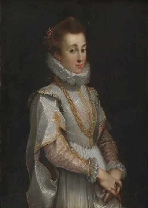 Framed Print : Portrait of a Young Lady, 1598-1601. Creator: Federico Barocci Framed Print : Portrait of a Young Lady, 1598-1601. Creator: Federico Barocci