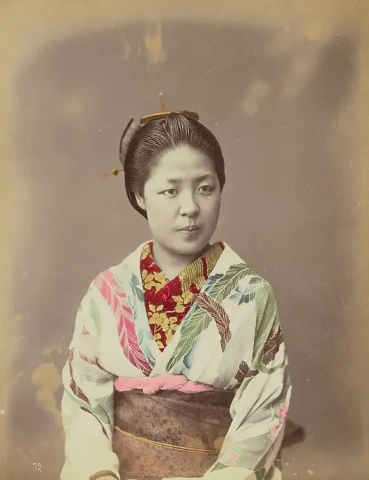 Framed Print : Portrait of a Young Lady, 1870s-1890s. Creator: Baron Raimund von Stillfried Framed Print : Portrait of a Young Lady, 1870s-1890s. Creator: Baron Raimund von Stillfried