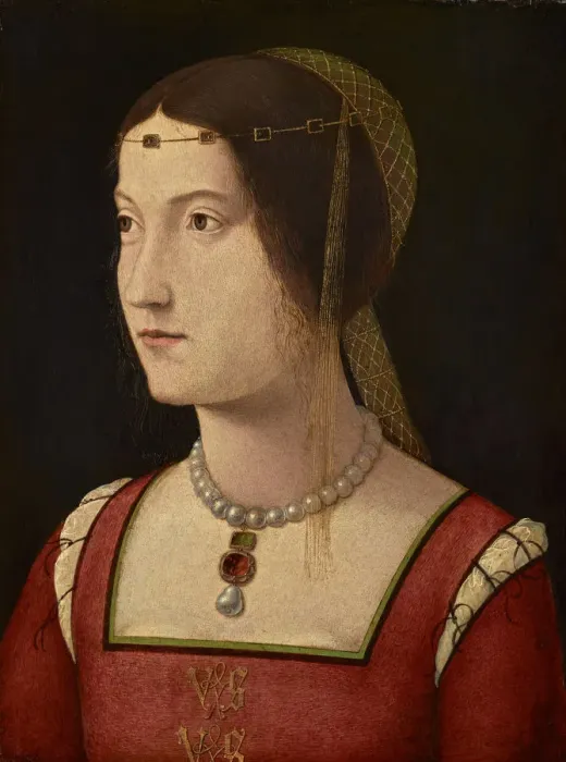Framed Print : Portrait of a young Lady, c. 1500 Framed Print : Portrait of a young Lady, c. 1500