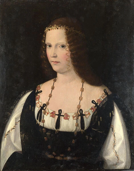 Portrait of a Young Lady, c. 1510. Artist: Veneto, Bartolomeo (1502-1555)
